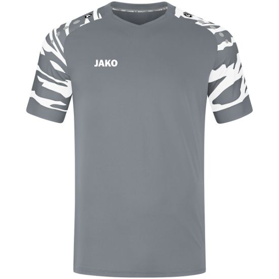 Afbeeldingen van Shirt Wild KM steengrijs/wit