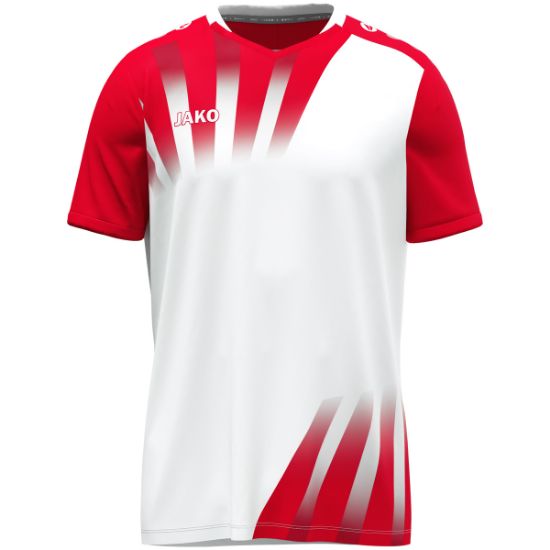Afbeeldingen van Shirt Vintage KM wit/rood